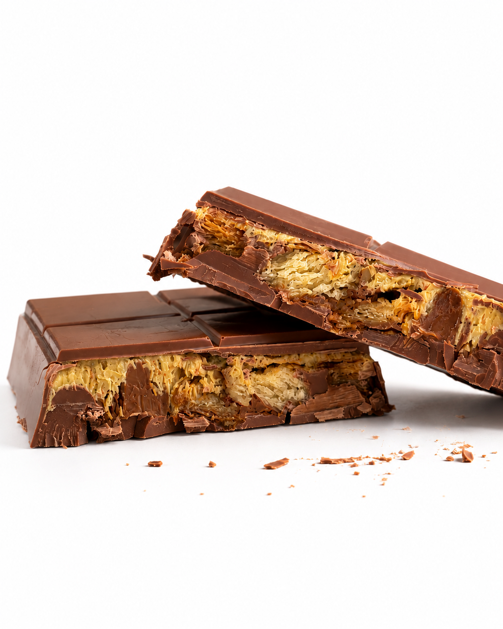 Baklava Stuffed Chocolate Bar | 15 oz Luxury Pistachio Filled Chocolate